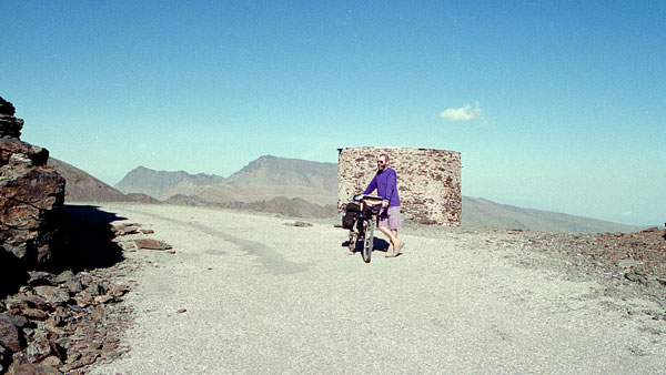 Marc op de Collado Veleta in 1995