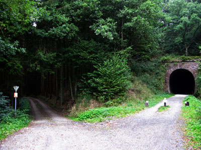 Tunnel in fietstraject