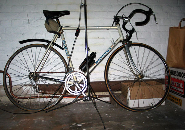 De fiets op zolder